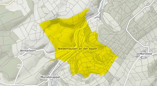 Immobilienpreisekarte Niederhausen an der Appel